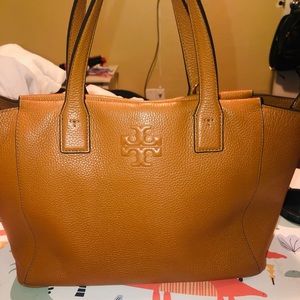 Robinson Leather Tote -Tory Burch -